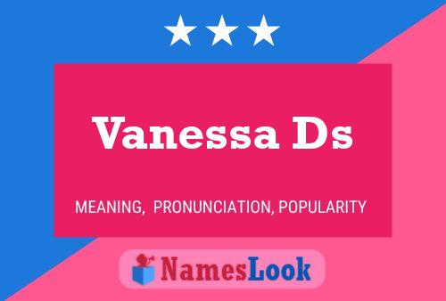 Affiche de nom Vanessa Ds