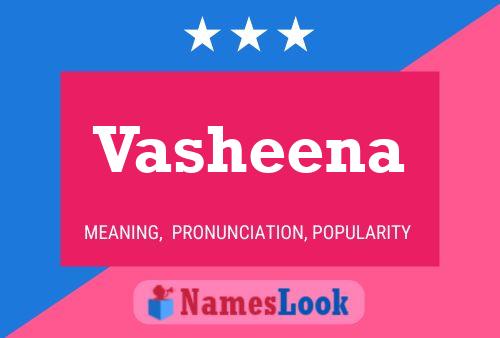 Affiche de nom Vasheena