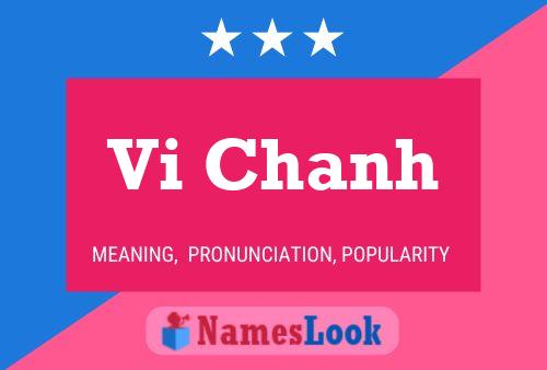 Affiche de nom Vi Chanh