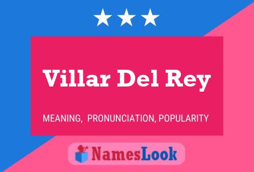 Affiche de nom Villar Del Rey