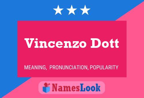 Affiche de nom Vincenzo Dott