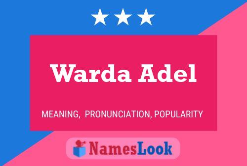 Affiche de nom Warda Adel