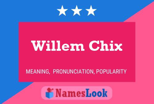 Affiche de nom Willem Chix