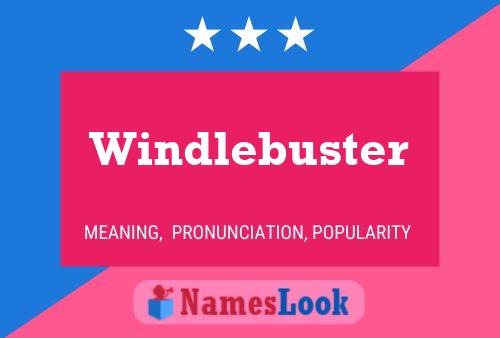 Affiche de nom Windlebuster