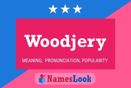 Affiche de nom Woodjery