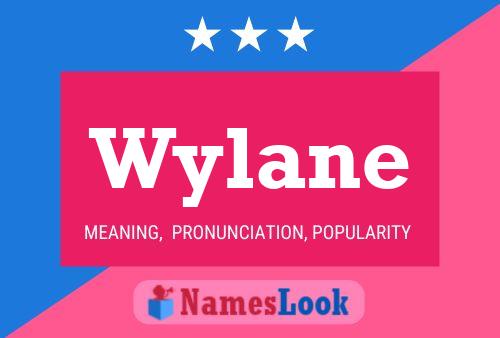 Affiche de nom Wylane