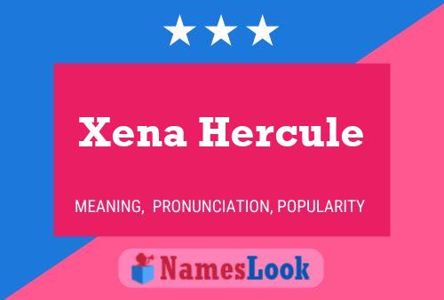 Affiche de nom Xena Hercule