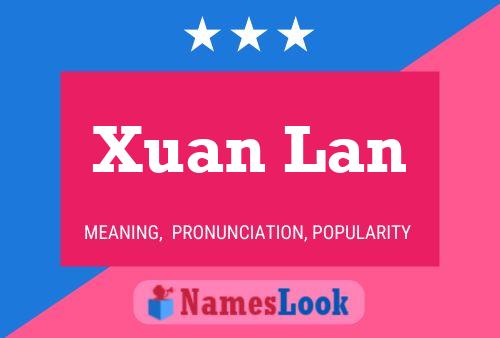 Affiche de nom Xuan Lan