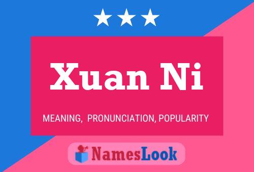 Affiche de nom Xuan Ni