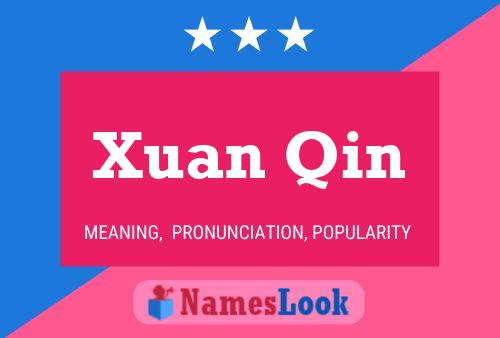 Affiche de nom Xuan Qin