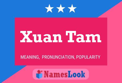 Affiche de nom Xuan Tam