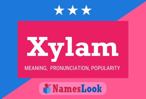 Affiche de nom Xylam