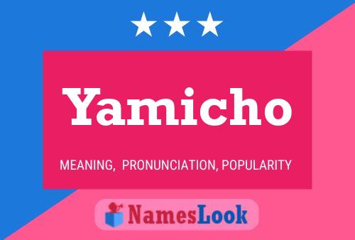 Affiche de nom Yamicho