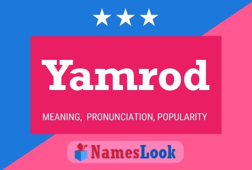 Affiche de nom Yamrod