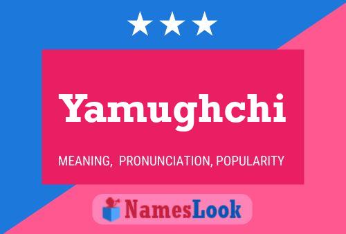 Affiche de nom Yamughchi