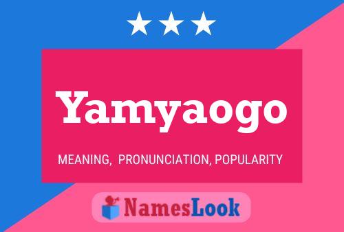 Affiche de nom Yamyaogo