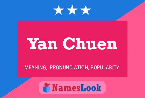 Affiche de nom Yan Chuen