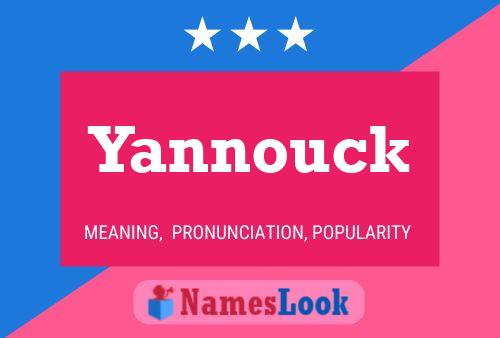 Affiche de nom Yannouck