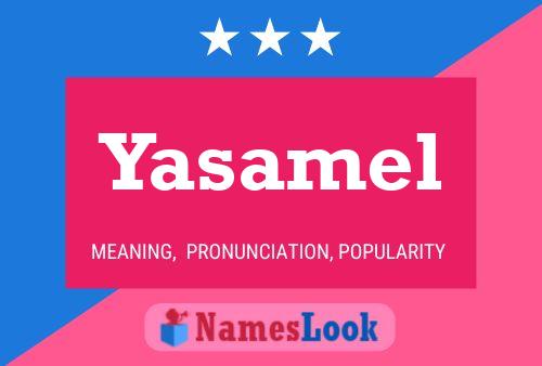 Affiche de nom Yasamel