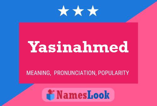 Affiche de nom Yasinahmed