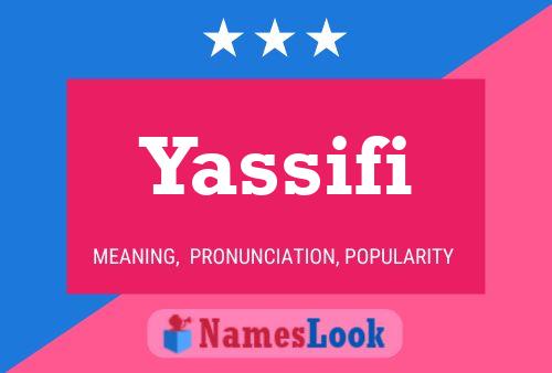 Affiche de nom Yassifi