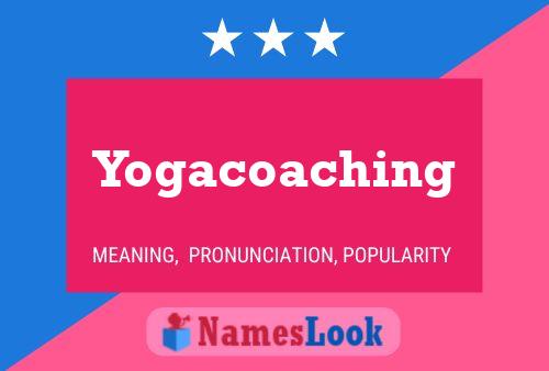 Affiche de nom Yogacoaching