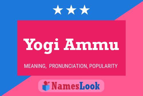 Affiche de nom Yogi Ammu