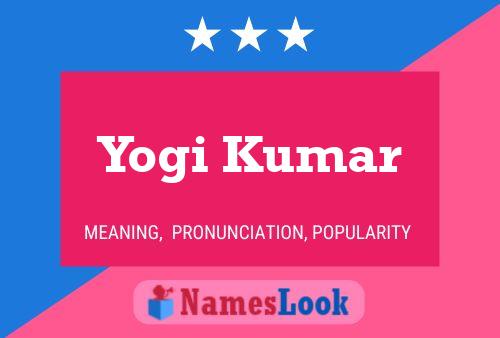 Affiche de nom Yogi Kumar