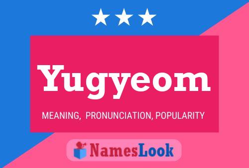 Affiche de nom Yugyeom