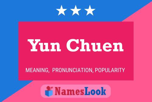 Affiche de nom Yun Chuen