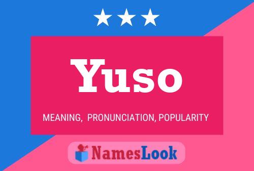 Affiche de nom Yuso