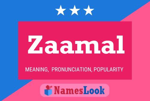 Affiche de nom Zaamal