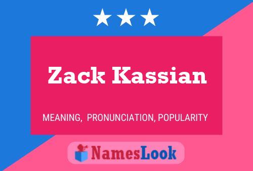 Affiche de nom Zack Kassian