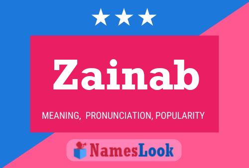 Affiche de nom Zainab