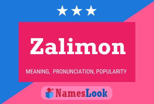 Affiche de nom Zalimon