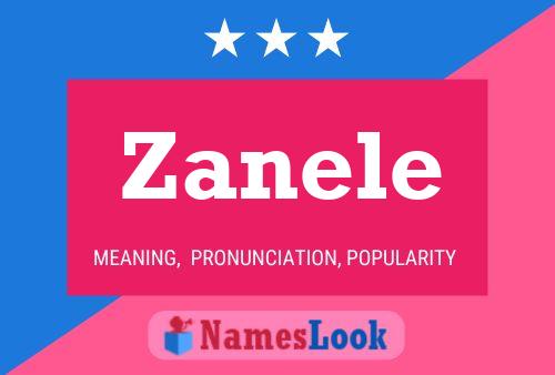 Affiche de nom Zanele