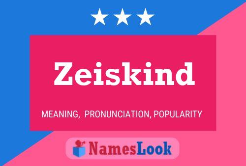 Affiche de nom Zeiskind