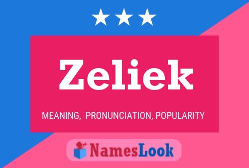 Affiche de nom Zeliek