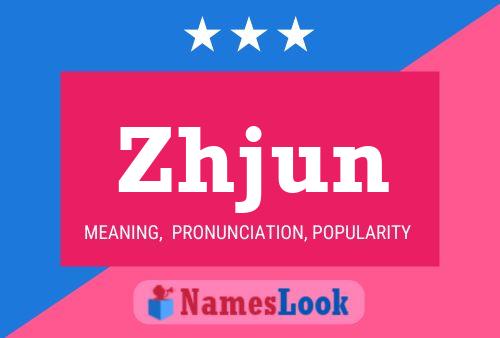 Affiche de nom Zhjun