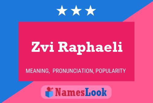 Affiche de nom Zvi Raphaeli